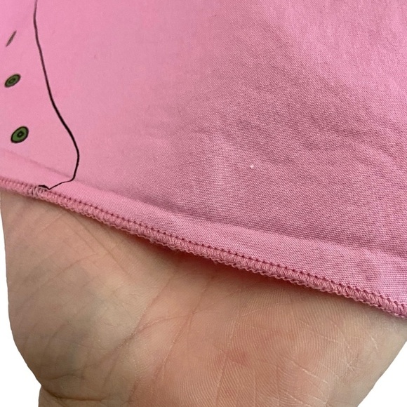 Lapis A-Line Pink Skirt with Whimsical Purse Pattern Full and Lined Size Large - Picture 5 of 11